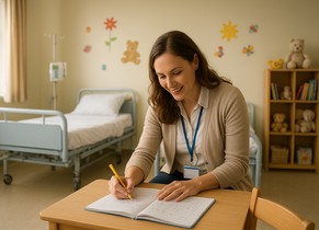 staff chirurgia pediatrica e scuola in Ospedale